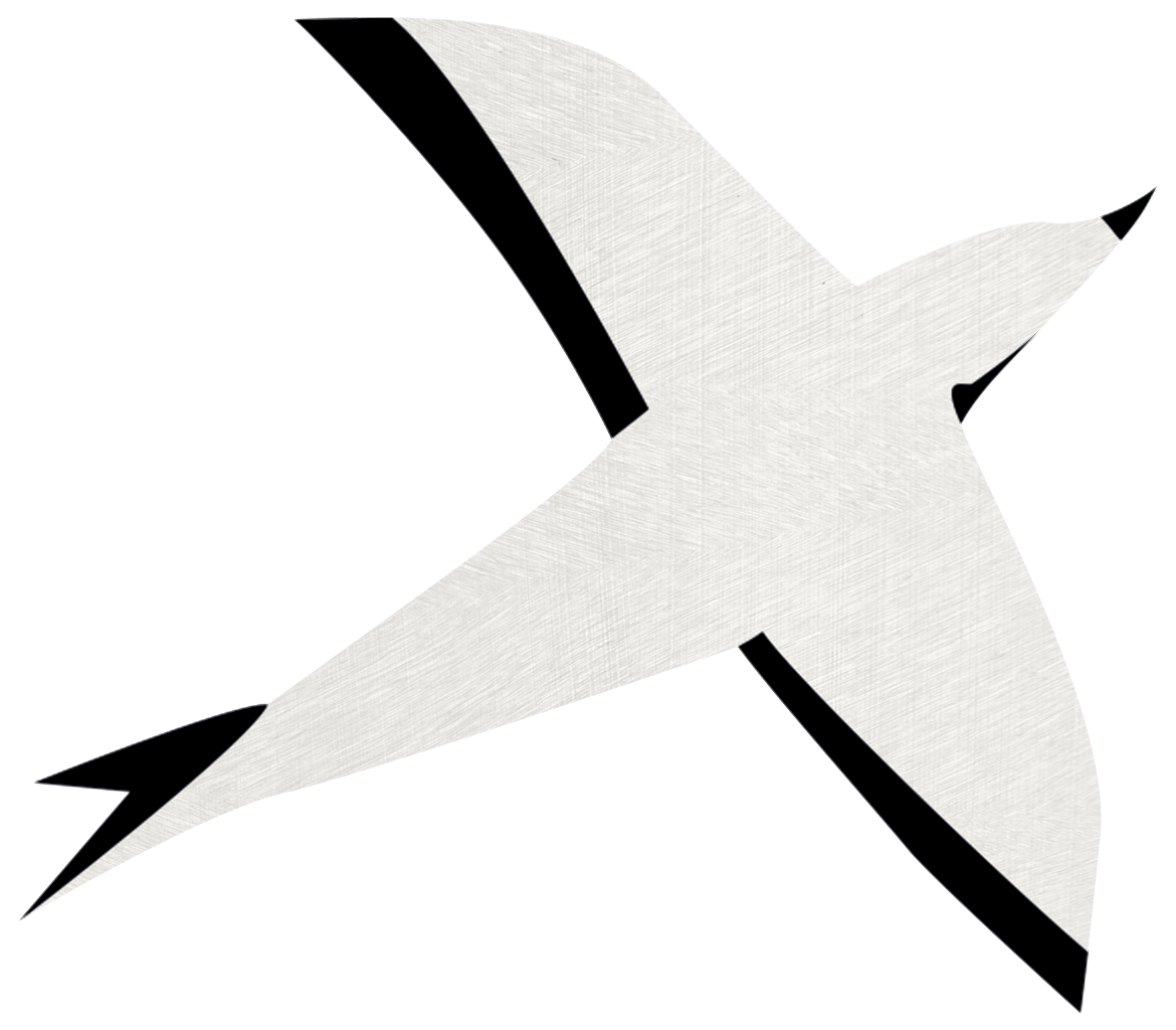 MARQUEUR – Oiseau Lucille Boitelle MARQUEUR - Oiseau Blanc texturé Lucille Boitelle